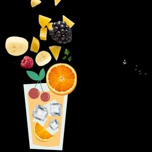 Fruit and Ice Digital Art